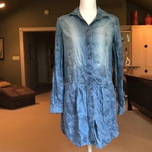 AE denim dress size XS